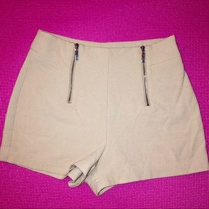 Forever 21 Cream Shorts